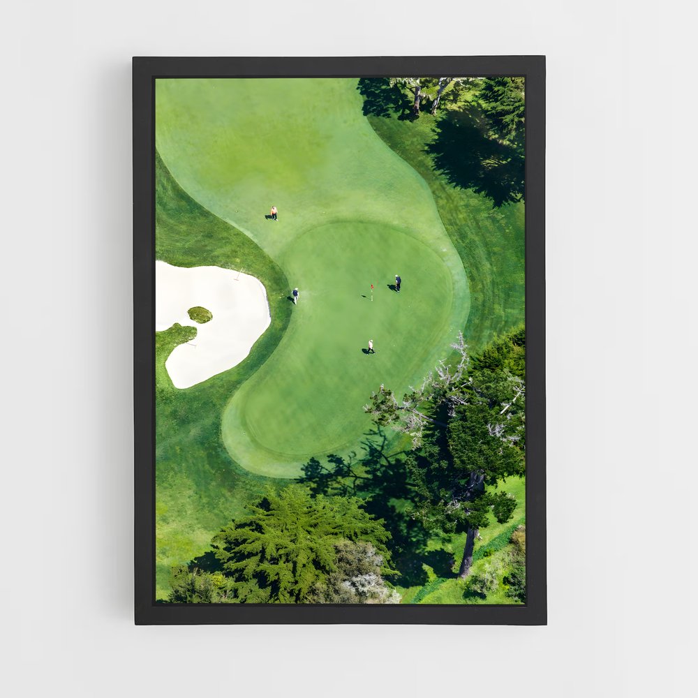 Poster Golf en Forêt (vue 2)